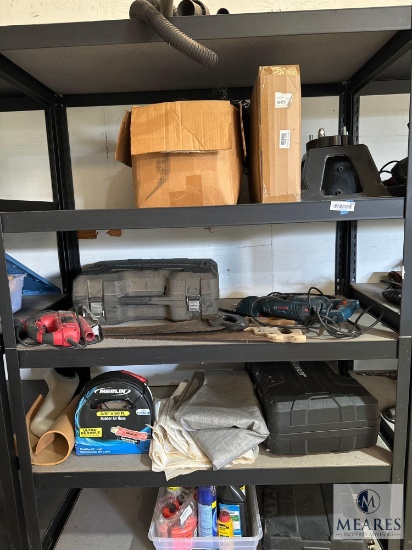 Contents of Shelf Wired Power Tool Lot