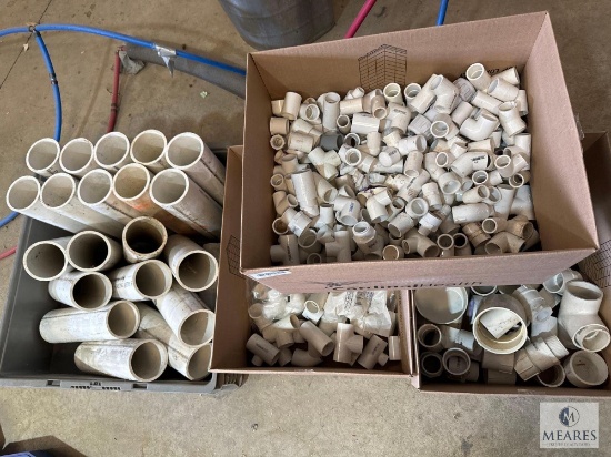 PVC Lot Tees, Couplings and Plumbing Items