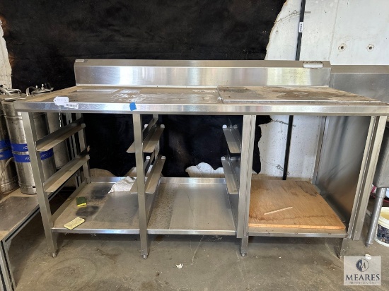 Stainless Steel Work Table 72 x 31 x 45