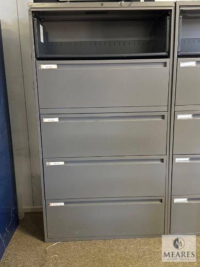 Metal Five Drawer Filing Cabinet 36 x 65
