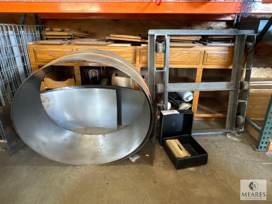 Contents of Pallet Rack Section - Boating Items, Cabinet Insert, Hardware