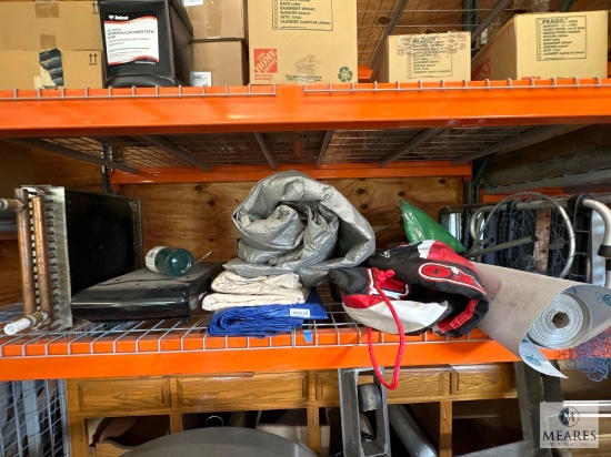 Shelf Lot - Tarp, Outdoor Items, Camp Grill