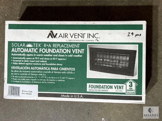 Twelve Automatic Foundation Vents in Original Box