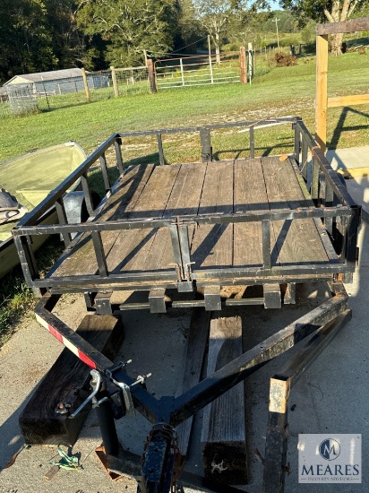 Pull Behind Utility Trailer 4 x 6 with Ramps - NO TITLE
