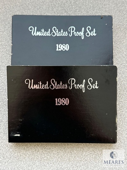 Two 1980 United States Proof Sets