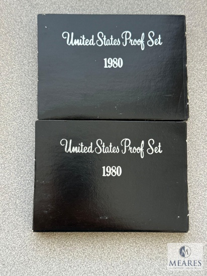 Two 1980 United States Proof Sets