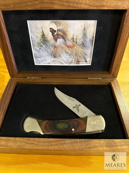 Bear MGC Cutlery Wildlife Collector Series Pocket Knife - Pheasant