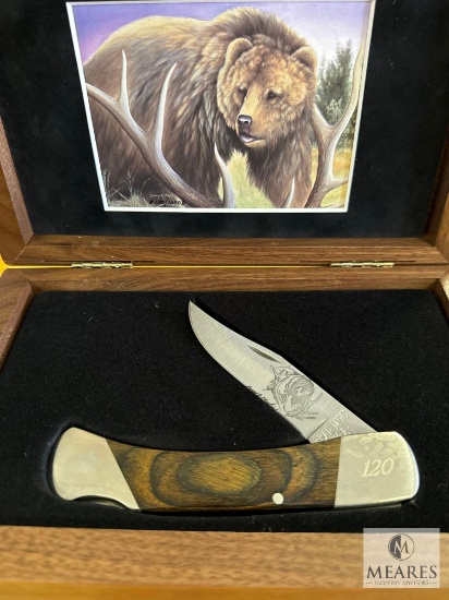 Bear MGC Cutlery Wildlife Collector Series Pocket Knife - Grizzly Bear