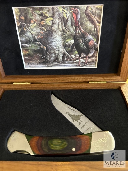 Bear MGC Cutlery Wildlife Collector Series Pocket Knife - Turkey