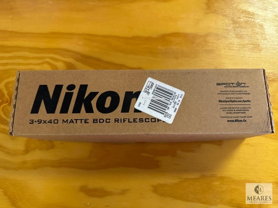 Nikon 3-9X40 Rifle Scope Matte