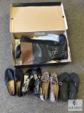 Ladies Dress Shoes Size 7 and One Pair Boots Size 8