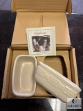 Set of Two Longaberger Woven Traditions Dash Bowls