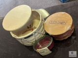 Group of Longaberger Baskets including Clemson University Basket