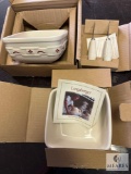 Longaberger Small Dish and Spreaders