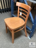 Four Wooden Desk Chairs