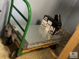 Rolling Cart with Jenn-Air Drop-in Stove