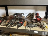 Large Wired Power Tool Lot