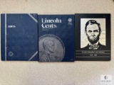 Three Incomplete Lincoln Cent Books