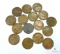 Lincoln Cents 1910, 11, 16 P-D, 17 P-D, 18 P-D, 19 P-S, 20 P-D, 21, 37 P-D-S