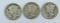 1925 P-D-S Mercury Dimes