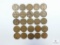 25 British Half Pennies, All in 1920's