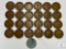 25 British Half Pennies, All in 1930's