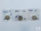 Buffalo Nickels 1923 (VG), 1924 (F), 1925 (F)