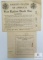 WWII Ration Book One, No Coupons Left, Note Inside Says 