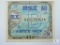 1945 Allied Military Currency Japan 50 Sen Crisp UNC