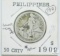 1909-S Silver Philippines 50 Centavos, Lower Mintage