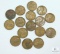 Lincoln Cents 1923, 24, 26 P-D, 27 P-D-S, 25 P-D-S, 30 P-D-S, 38 P-D-S