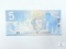 2002 Canada $5.00 Note But Printed in 2003