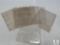 13 Used Currency Pages, Small & Large Size For Three Ring Binders