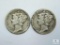 1936 D-S Mercury Dimes