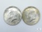 1968 & 1969 40% Silver Kennedy Halves