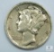 1945 Micro S Mercury Dime