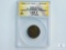 ANACS Graded 1808 Draped Bust Half Cent - Fair 2 Details - C-3 Rotated Dies, Heavily Corroded