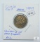 1949 (AU) Canada Cent Error, Lamination On Neck & Cheek