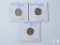 Three 1947 Silver Roosevelt Dimes