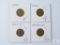 Lincoln Wheat Cents - (2) 1944, 1945-D and 1946-D