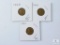 Group of Three 1940s Lincoln Wheat Cents
