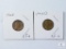 1946 and 1946-D Lincoln Wheat Cents