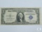 1935-D $1.00 Silver Certificate, Wide Right Margin Error, AU-CU