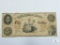 July 6, 1854 $5.00 Note, The Exchange Bank, Columbia SC