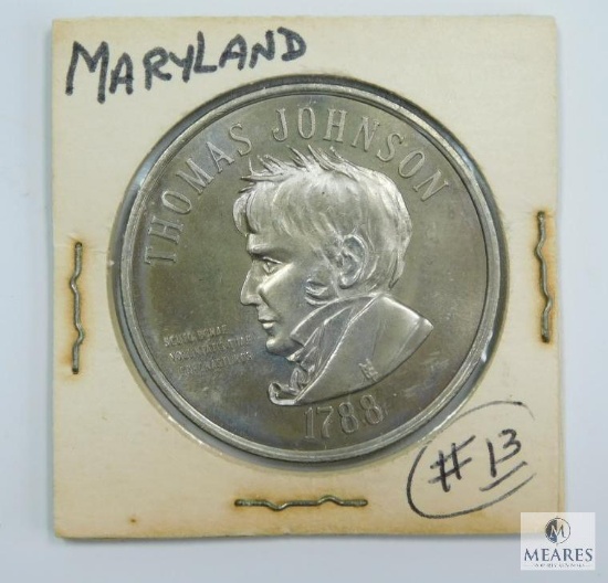 Maryland State Medal, Dollar Size