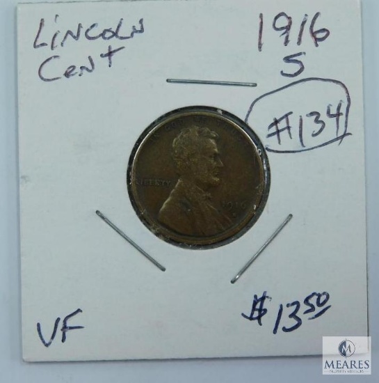 1916-S (VF) Lincoln Cent