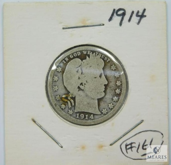 1914 Barber Quarter