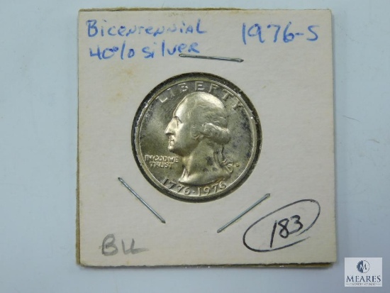 1976-S BU 40% Silver Washington Quarter