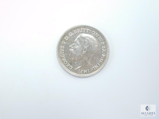 1935 AU Silver Three Pence Great Britain