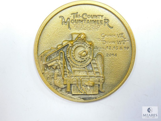 Tri County Mountaineer Token In Relief, Grundy, VA to Devon, WV, 4/12, 13 & 19 2014